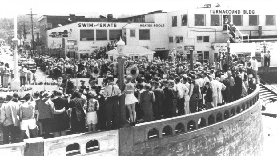 Miss Oregon Parade 1950 Seaside Oregon